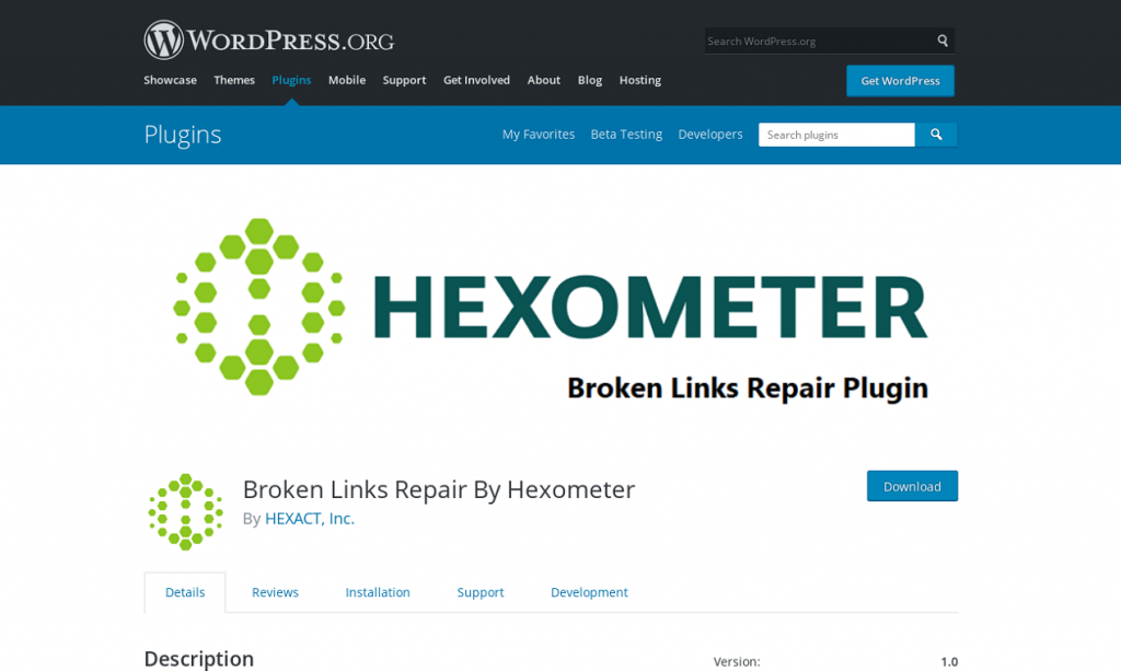 Broken Links Repair Plugin